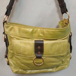 Tasche Nile Green Leather Satchel